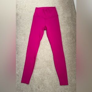 Lululemon hot pink 28” leggings size 4